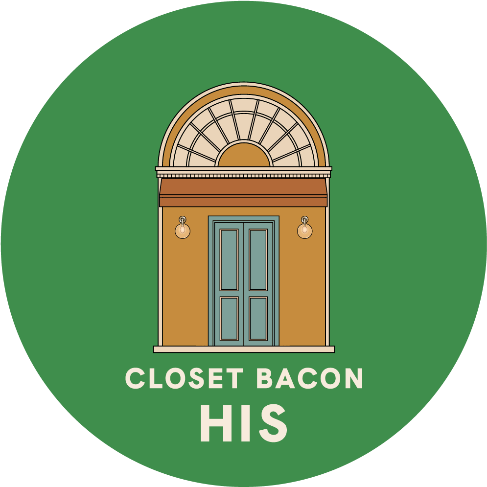 closet bacon his apartmetnt bacon
