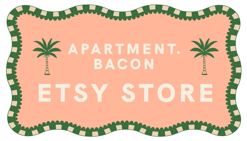 apartment bacon etsy store